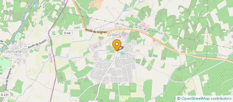 localisation de l'entreprise COMITE DES FETES à GRILLON