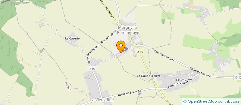 localisation de l'entreprise COMITE DES FETES  SAINTE-CROIX-SUR-BUCHY