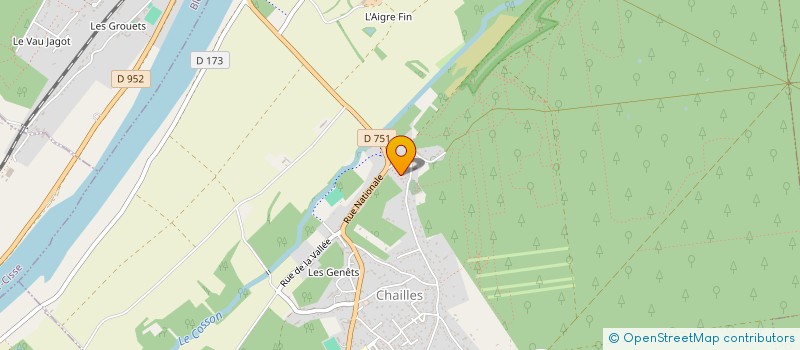 localisation de l'entreprise COMITE DES FETES à CELLETTES