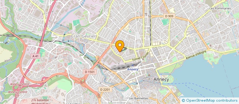 localisation de l'entreprise COMITE DES FETES à ANNECY