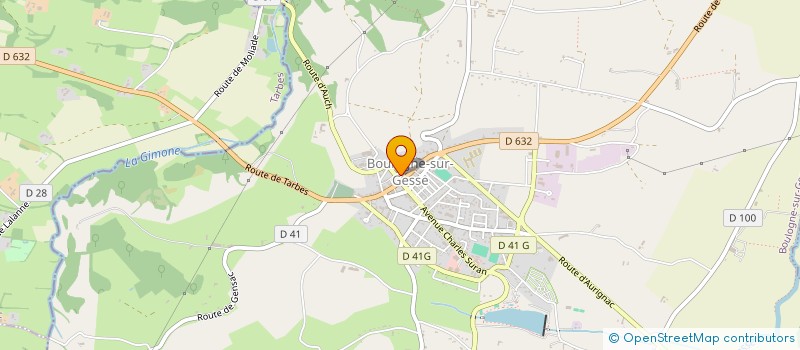 localisation de l'entreprise COMITE DES FETES  SAINT-LOUP-EN-COMMINGES