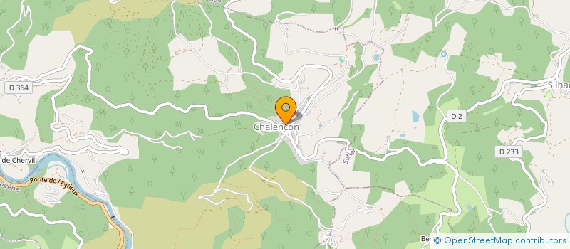 localisation de l'entreprise COMITE DES FETES à CHALENCON