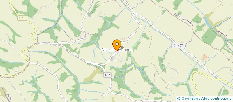 localisation de l'entreprise COMITE DES FETES  FAJAC-LA-RELENQUE