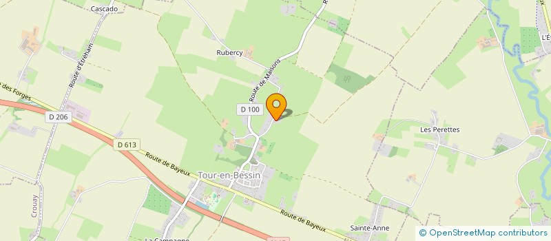 localisation de l'entreprise COMITE DES FETES  TOUR-EN-BESSIN