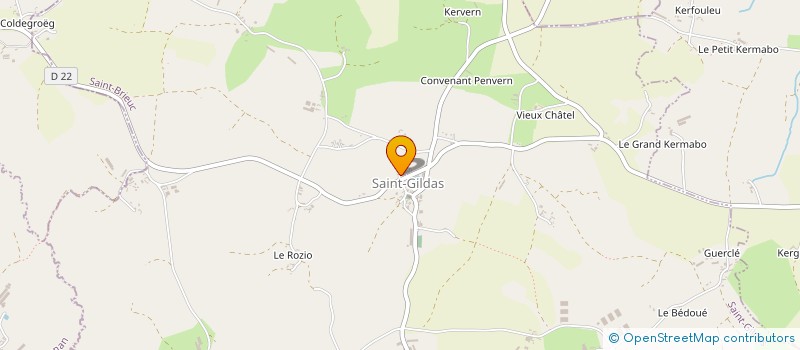 localisation de l'entreprise COMITE DES FETES  SAINT-BRANDAN