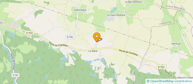 localisation de l'entreprise COMITE DES FETES  SAINT-JEAN-DE-BOURNAY