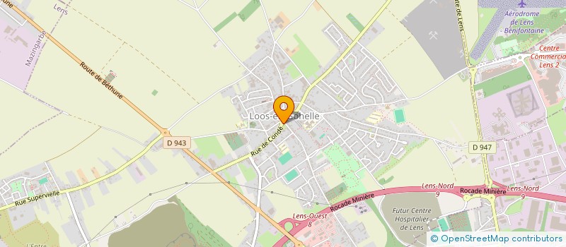 localisation de l'entreprise COMITE DES FETES à LOOS-EN-GOHELLE