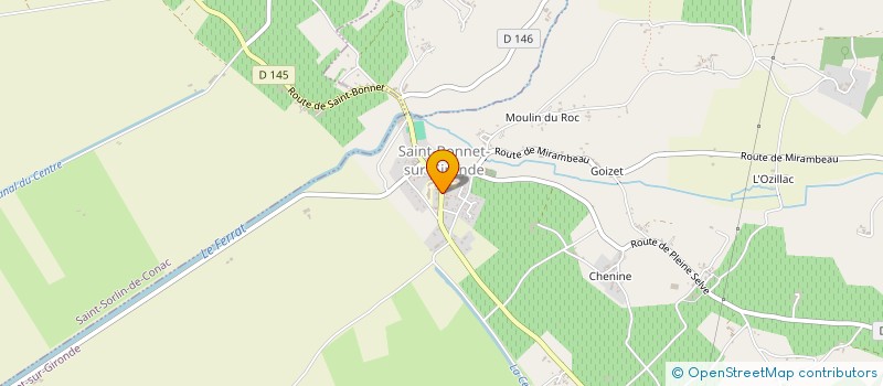 localisation de l'entreprise COMITE DES FETES  SAINT-THOMAS-DE-CONAC