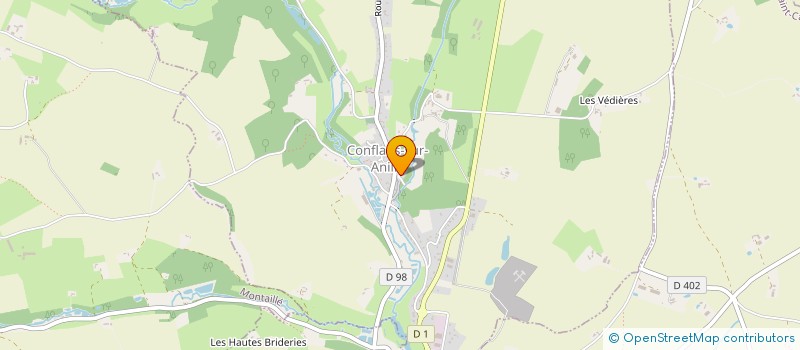 localisation de l'entreprise COMITE DES FETES  CONFLANS-SUR-ANILLE