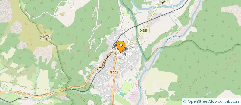 localisation de l'entreprise COMITE DES FETES à SAINT-ANDRE-LES-ALPES
