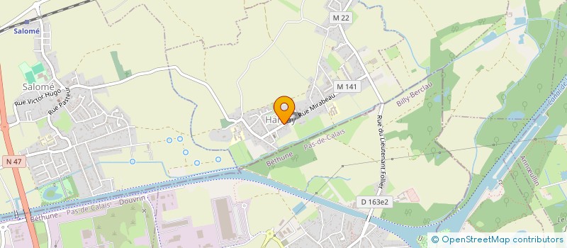 localisation de l'entreprise COMITE DES FETES à HANTAY