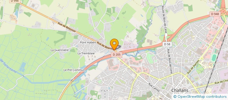 localisation de l'entreprise COMITE DES FETES à SALLERTAINE