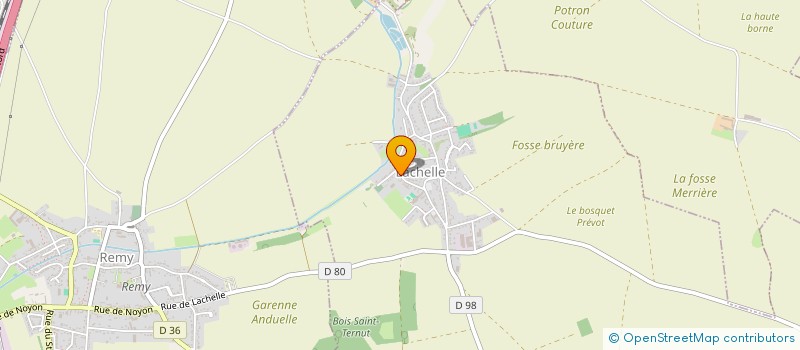 localisation de l'entreprise COMITE DES FETES  PRONLEROY