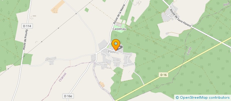 localisation de l'entreprise COMITE DES FETES  PLOU