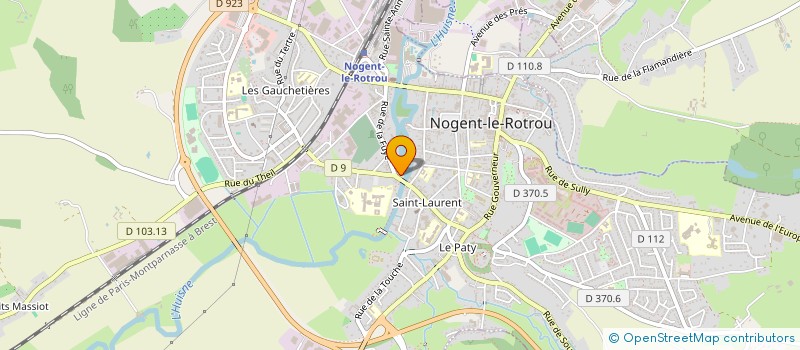 localisation de l'entreprise COMITE DES FETES à NOGENT-LE-ROTROU