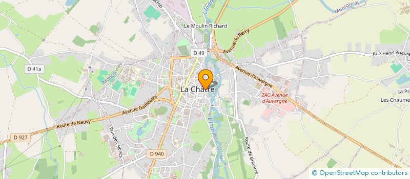 localisation de l'entreprise COMITE DES FETES à SAINT-CHARTIER