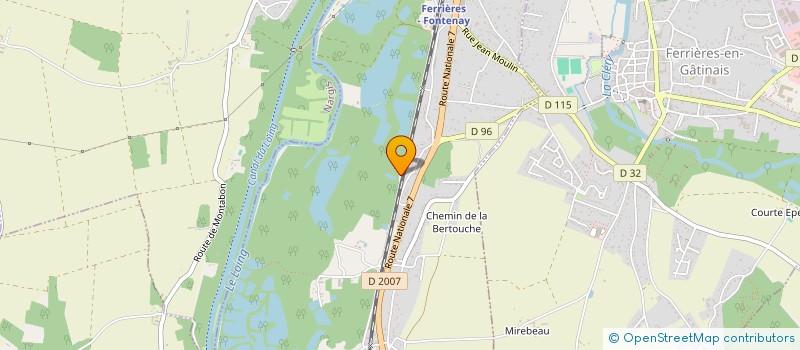 localisation de l'entreprise COMITE DES FETES à FERRIERES-EN-GATINAIS
