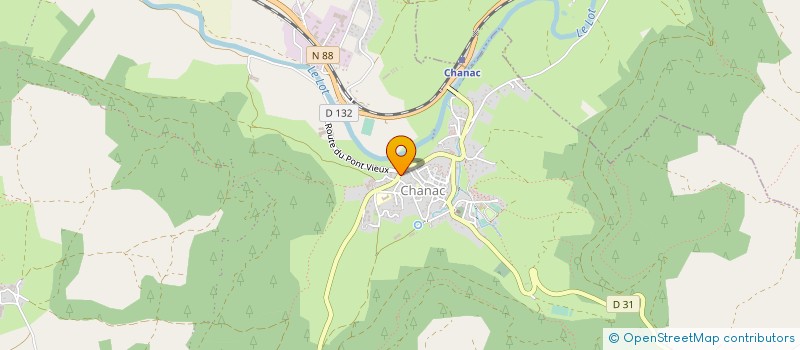 localisation de l'entreprise COMITE DES FETES  BOURGS SUR COLAGNE