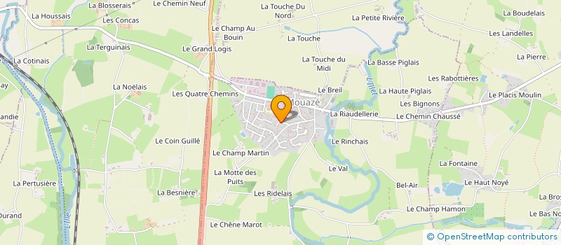 localisation de l'entreprise COMITE DES FETES  CHASNE-SUR-ILLET