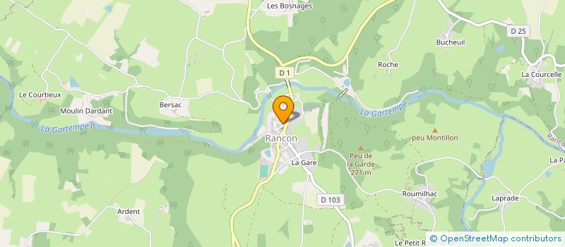 localisation de l'entreprise COMITE DES FETES à SAINT-SORNIN-LEULAC