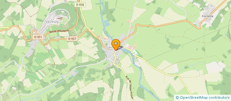localisation de l'entreprise COMITE DES FETES à VEZELAY