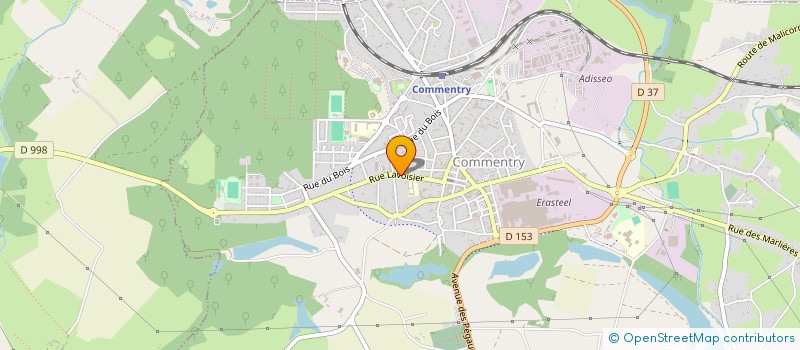 localisation de l'entreprise COMITE DES FETES à COMMENTRY