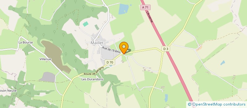 localisation de l'entreprise COMITE DES FETES  HAUT-BOCAGE