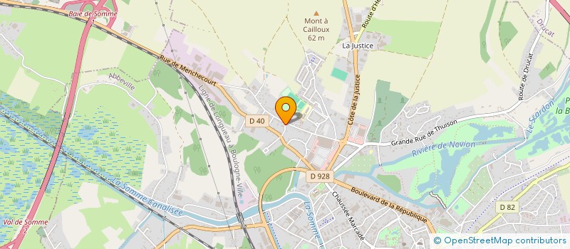 localisation de l'entreprise COMITE DES FETES à ABBEVILLE