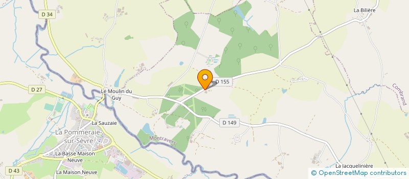 localisation de l'entreprise COMITE DES FETES  CERIZAY