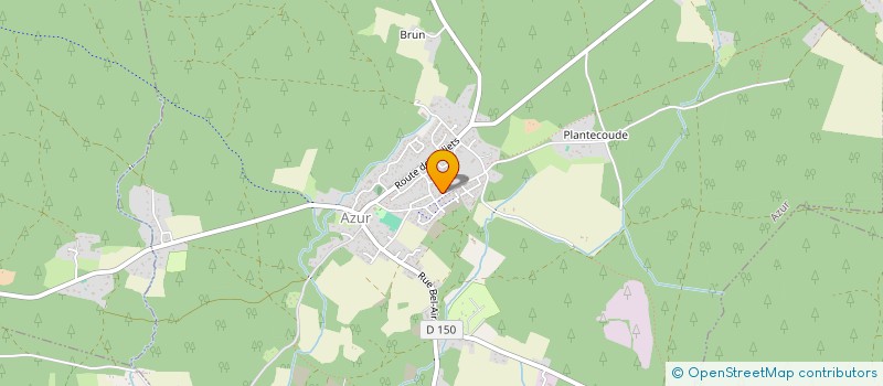 localisation de l'entreprise COMITE DES FETES  MAGESCQ