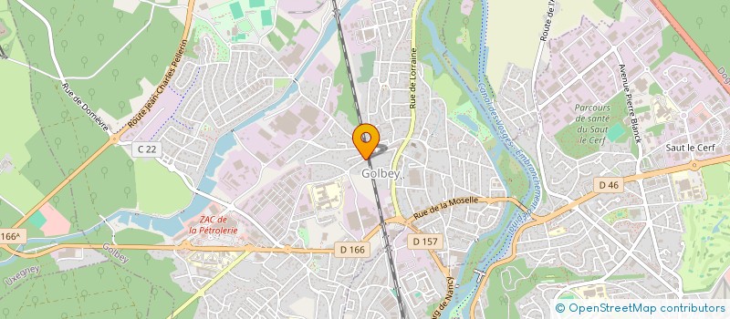 localisation de l'entreprise COMITE DES FETES  GOLBEY