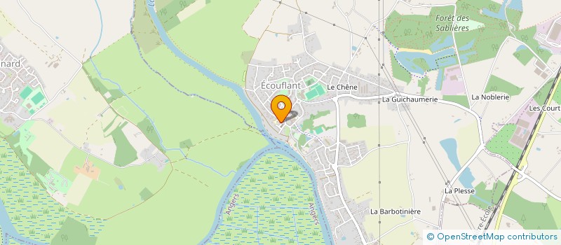 localisation de l'entreprise COMITE DES FETES  ECOUFLANT