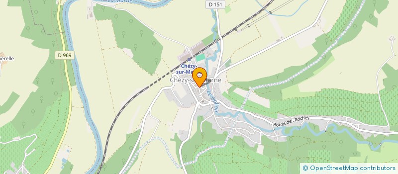 localisation de l'entreprise COMITE DES FETES  CHEZY-SUR-MARNE
