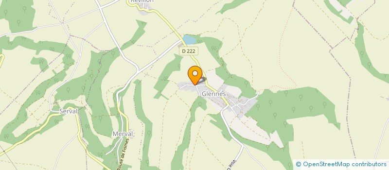 localisation de l'entreprise COMITE DES FETES  LES SEPTVALLONS