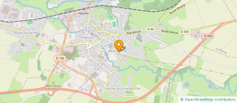 localisation de l'entreprise COMITE DES FETES  MARCONNE