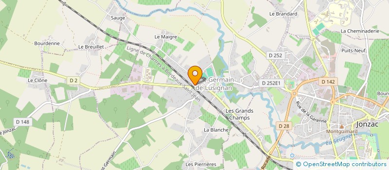 localisation de l'entreprise COMITE DES FETES  SAINT-HILAIRE-DU-BOIS