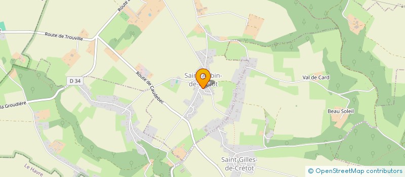 localisation de l'entreprise COMITE DES FETES  SAINT-AUBIN-DE-CRETOT