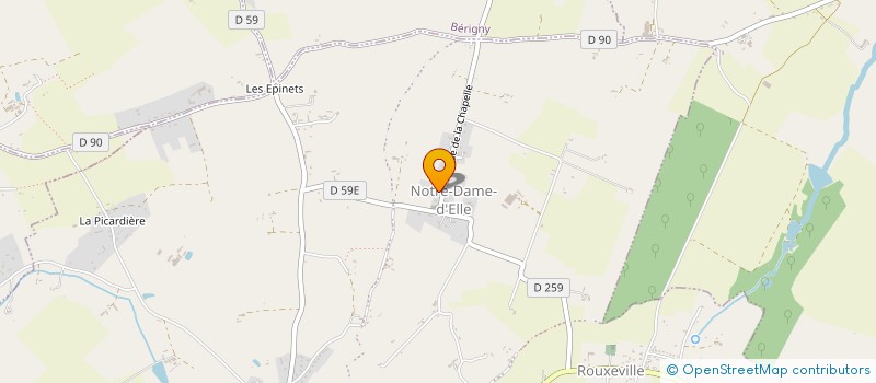 localisation de l'entreprise COMITE DES FETES  SAINT-JEAN-D'ELLE