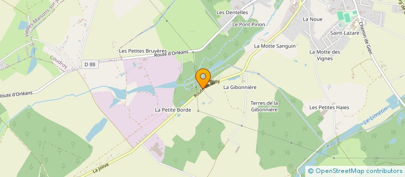 localisation de l'entreprise COMITE DES FETES à LORRIS