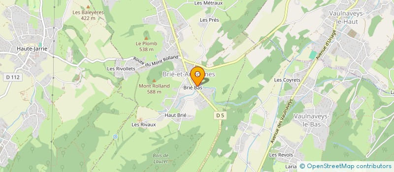 localisation de l'entreprise COMITE DES FETES  BRIE-ET-ANGONNES