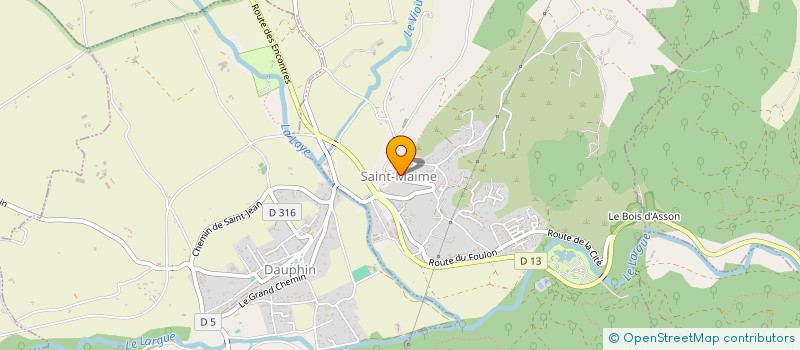 localisation de l'entreprise COMITE DES FETES  SAINT-MAIME