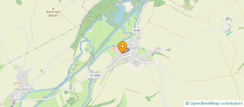 localisation de l'entreprise COMITE DES FETES  MACQUIGNY