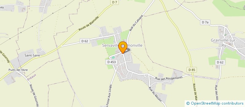 localisation de l'entreprise COMITE DES FETES  SERVAVILLE-SALMONVILLE