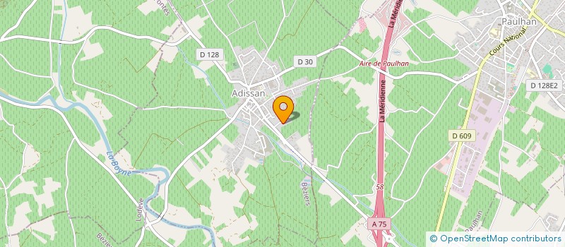 localisation de l'entreprise COMITE DES FETES ADISSANAIS  ADISSAN