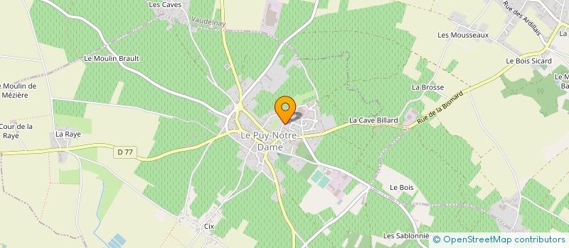 localisation de l'entreprise COMITE DES FETES ANTOIGNE  ANTOIGNE