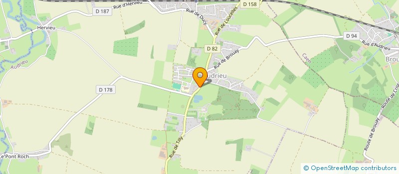 localisation de l'entreprise COMITE DES FETES AUDRIEU, VAL DE SEULLES  AUDRIEU