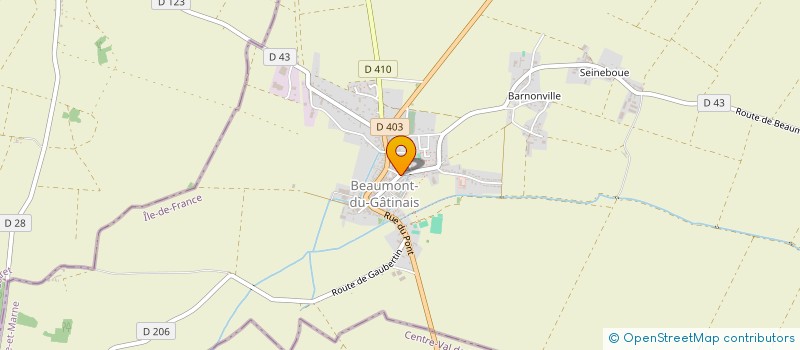 localisation de l'entreprise COMITE DES FETES BEAUMONTOIS  BEAUMONT-DU-GATINAIS