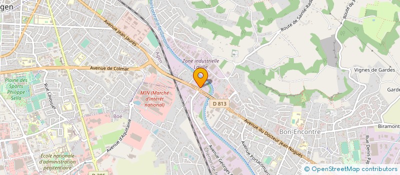 localisation de l'entreprise COMITE DES FETES BON ENCONTRE  BON-ENCONTRE