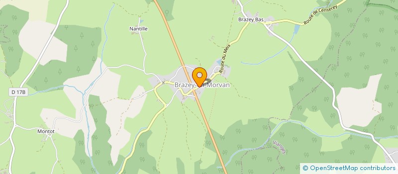 localisation de l'entreprise COMITE DES FETES BRAZEY EN MORVAN  BRAZEY-EN-MORVAN