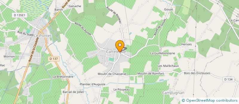 localisation de l'entreprise COMITE DES FETES BUVETTE à FOURS
